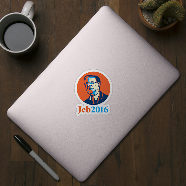 Jeb 2016 President Republican by retrovectors